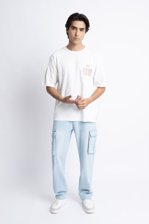 The White Oversized Graphic T-Shirt